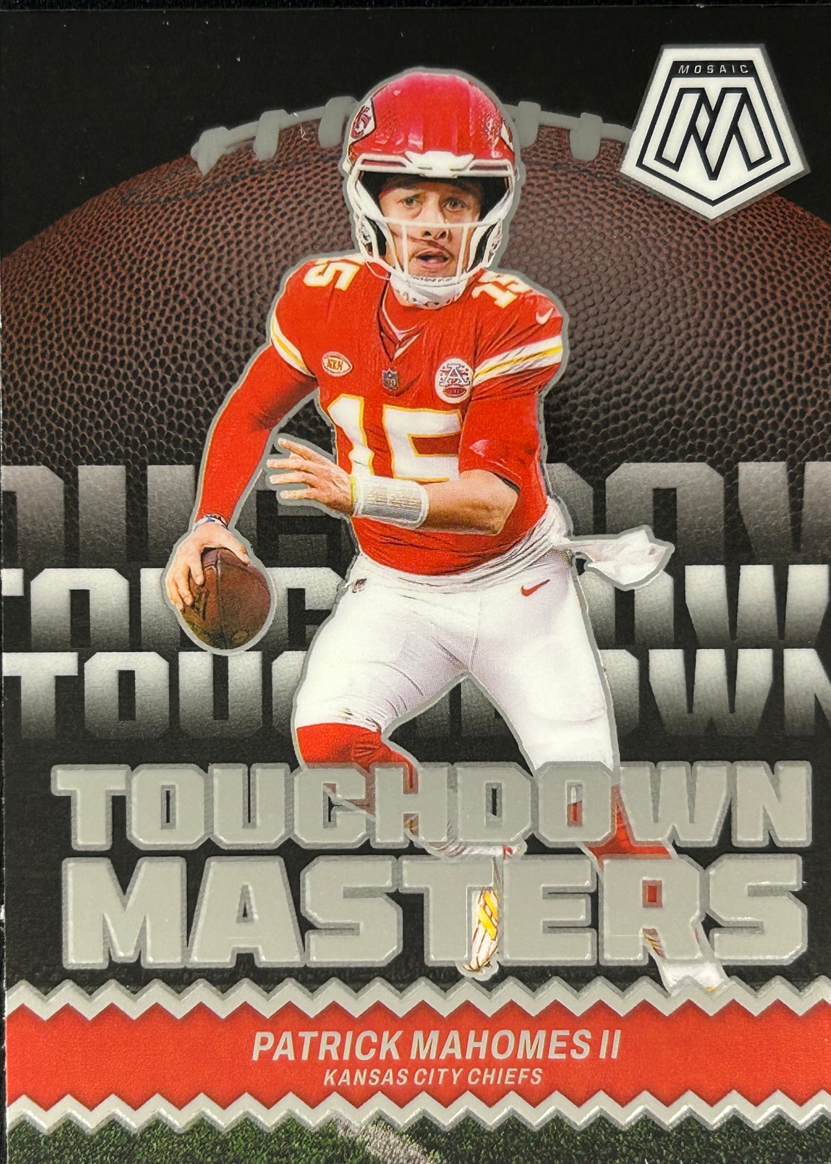Patrick Mahomes Touchdown Masters Sports Card