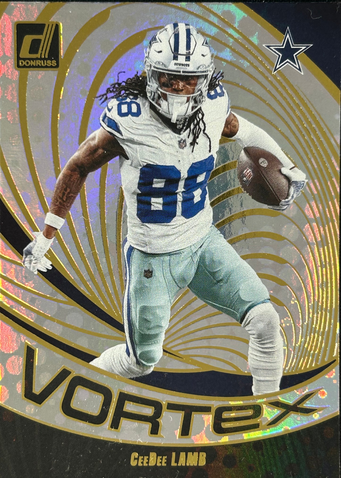 Ceedee Lamb Vortex Cowboys Sports Card