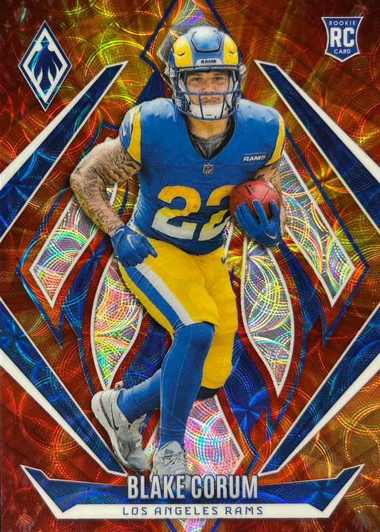 Blake Corum Fire Burst /350 Rookie Rams