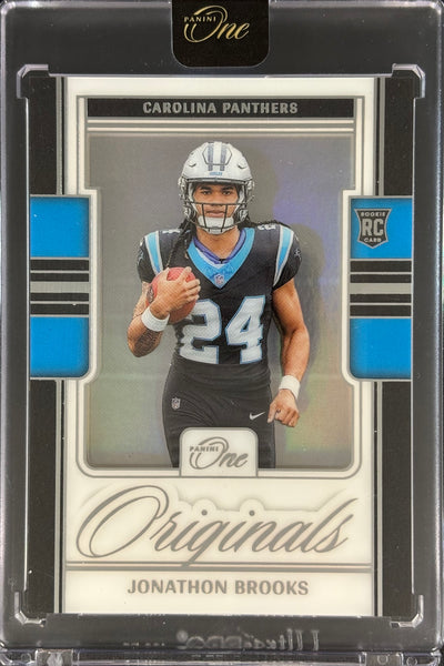Jonathan Brooks Panini One Originals Rookie Panthers