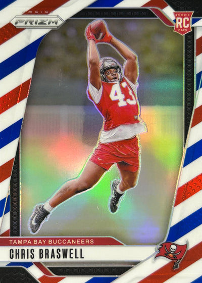 Chris Braswell Prizm Red White Blue Rookie Buccaneers
