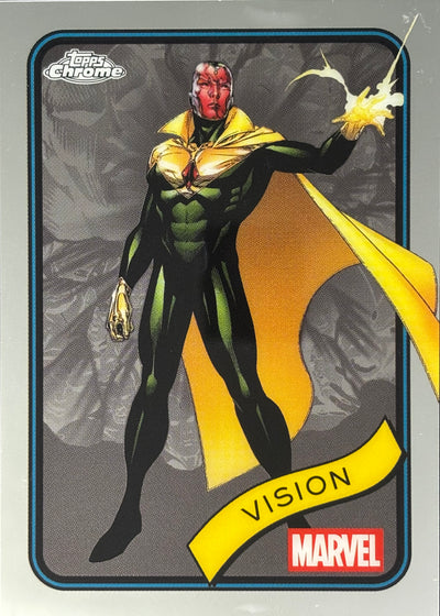 Vision Topps Chrome Marvel