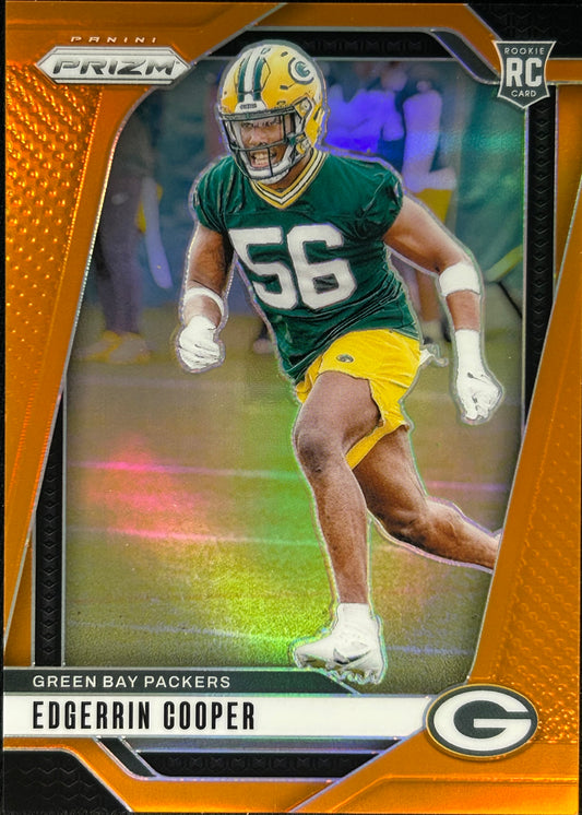 Edgerrin Cooper Prizm Orange /249 Rookie