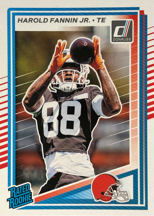 Harold Fannin Jr. Donruss Rated Rookie Browns