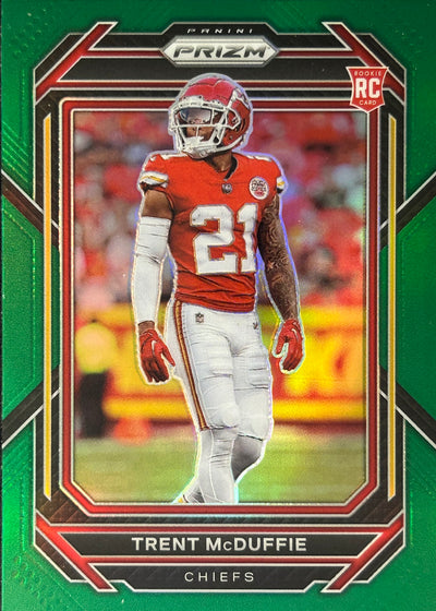 Trent McDuffie Prizm Green Rookie Chiefs