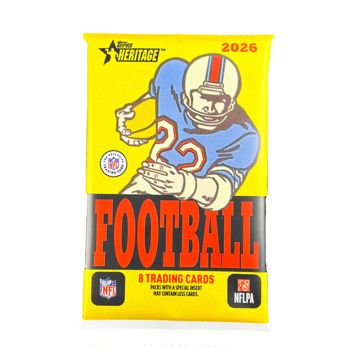 2026 Topps Heritage Football Blaster Pack