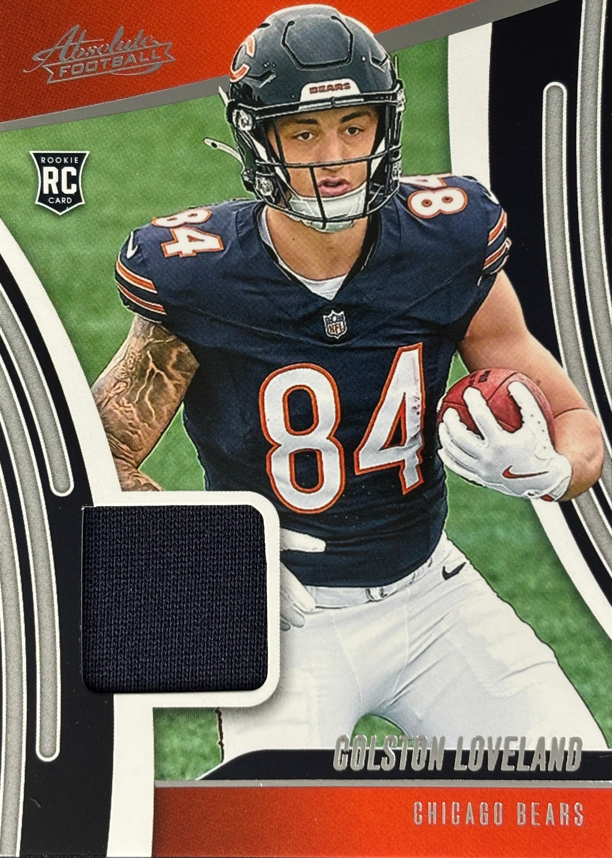 Colston Loveland Absolute Patch Rookie Bears Sports Card