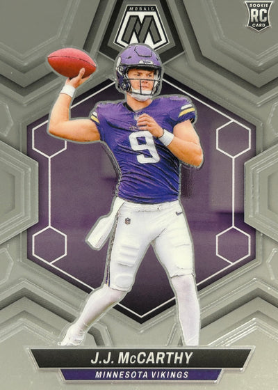 JJ McCarthy Mosaic Rookie Vikings
