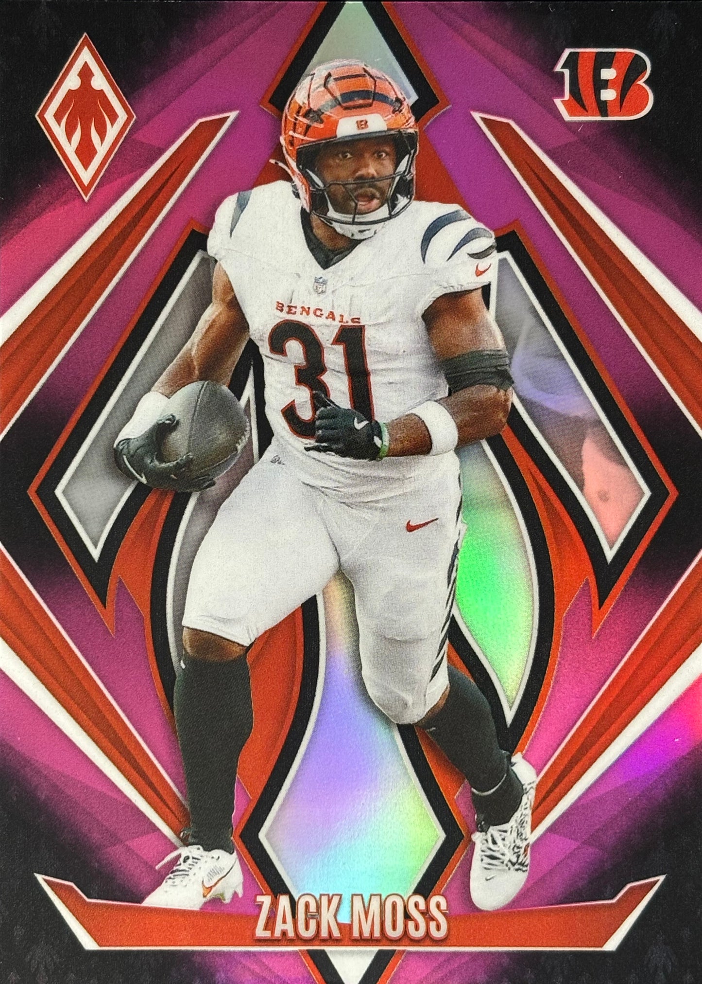 Zack Moss Phoenix Pink Fade /88 Bengals
