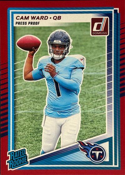 Cam Ward Donruss Red Press Proof Rookie Titans