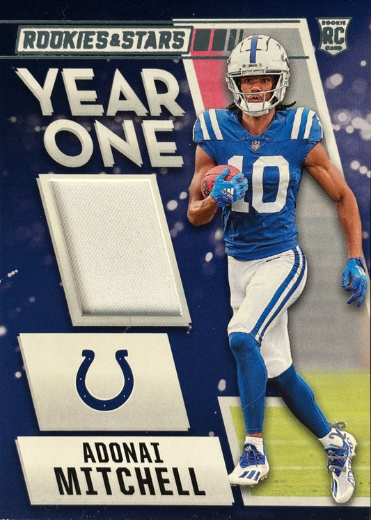 Adonai Mitchell R&S Year One Patch /25 Rookie Colts