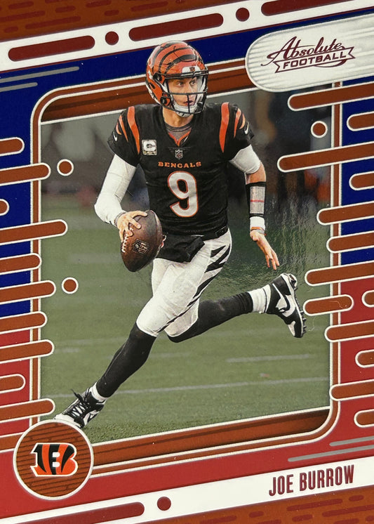 Joe Burrow Absolute Blue Red Bengals