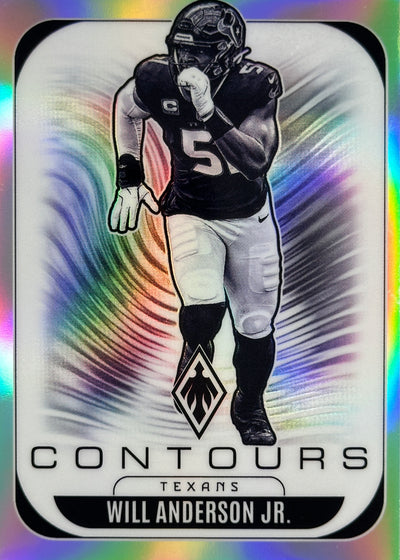 Will Anderson Jr. Contours Silver Texans Sports Card
