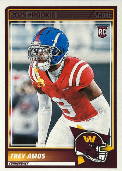 Trey Amos Score Rookie Commanders