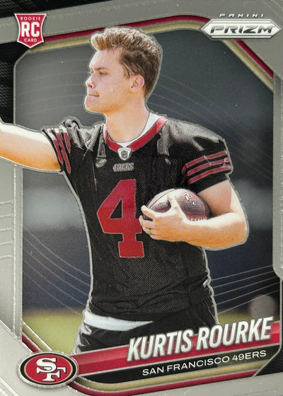 Kurtis Rourke Prizm Rookie 49ers