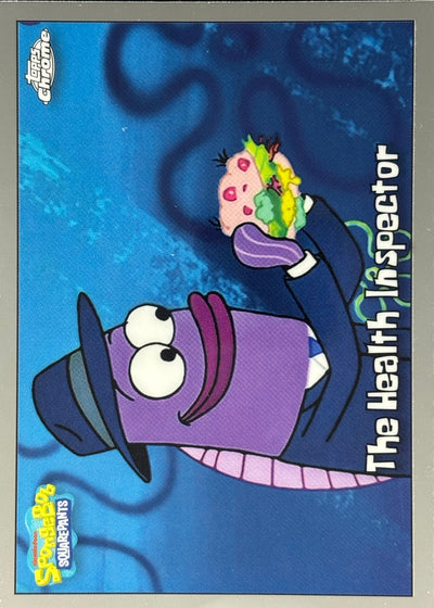 The Health Inspector Topps Chrome SpongeBob