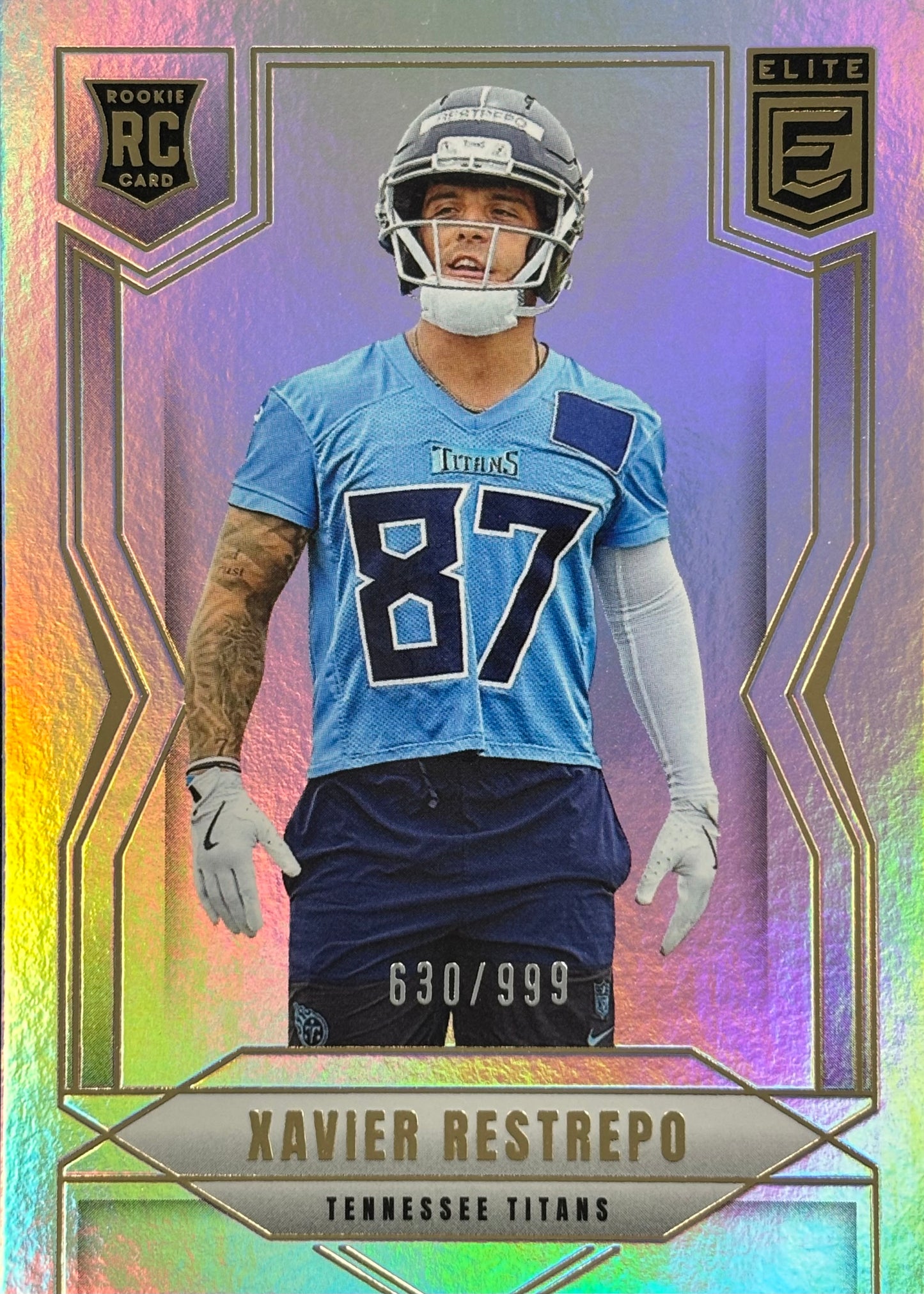 Xavier Restrepo Elite /999 Rookie Titans