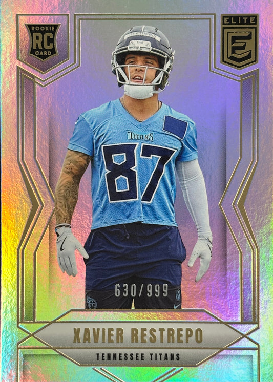 Xavier Restrepo Elite /999 Rookie Titans