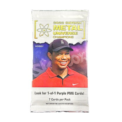 2022 Upper Deck Skybox Metal Universe Champions Multi-Sport Hobby Pack Sports Card
