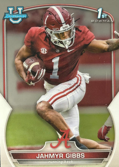 Jahmyr Gibbs Bowman U Chrome 1st Lions