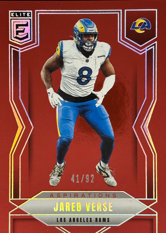 Jared Verse Elite Red /92 Rams