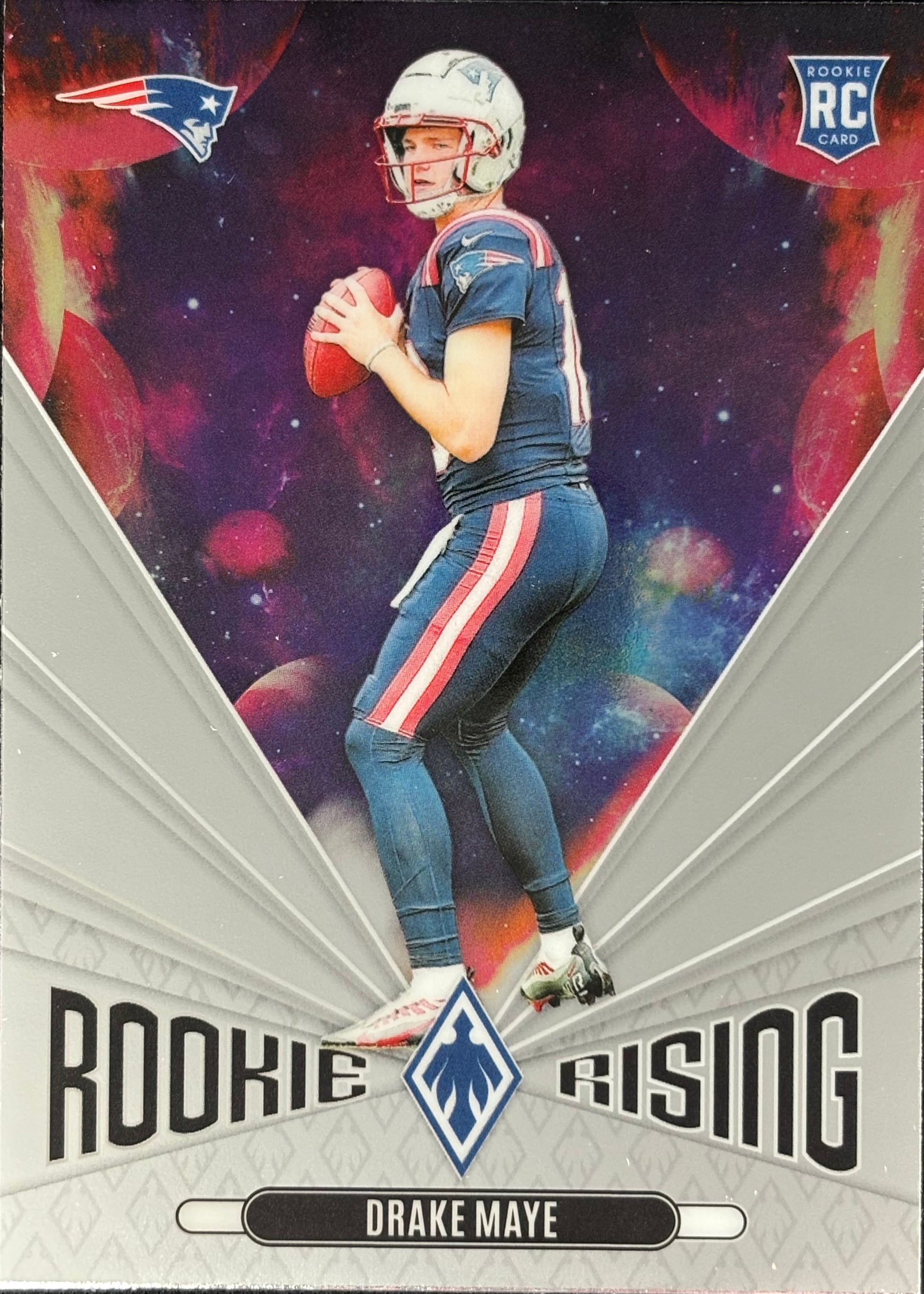 Drake Maye Rookie Rising Rookie Patriots Sports Card