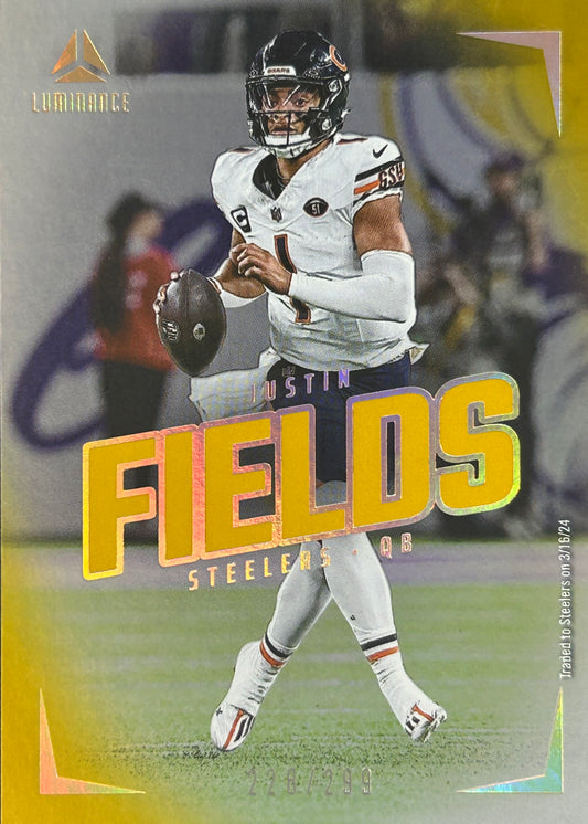 Justin Fields Luminance /299 Bears