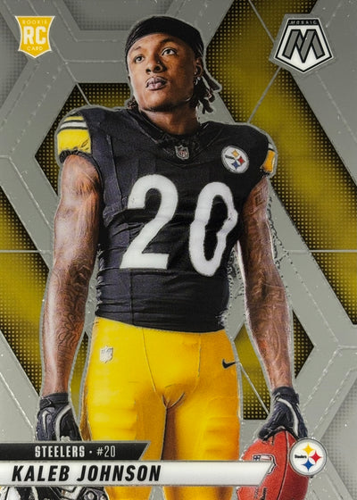 Kaleb Johnson Mosaic Variation Rookie Steelers