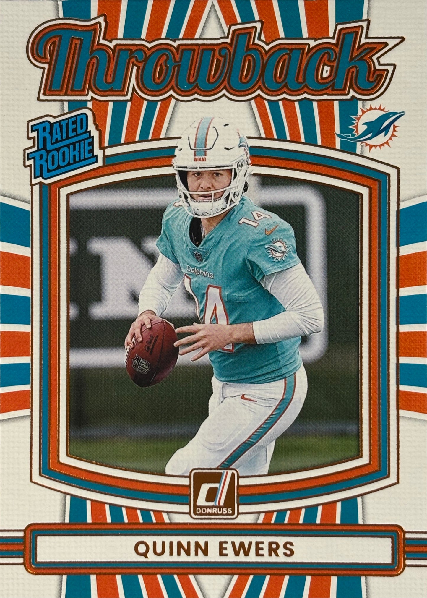 Quinn Ewers Throwback Rookie Dolphins