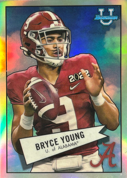 Bryce Young Bowman Retro Panthers