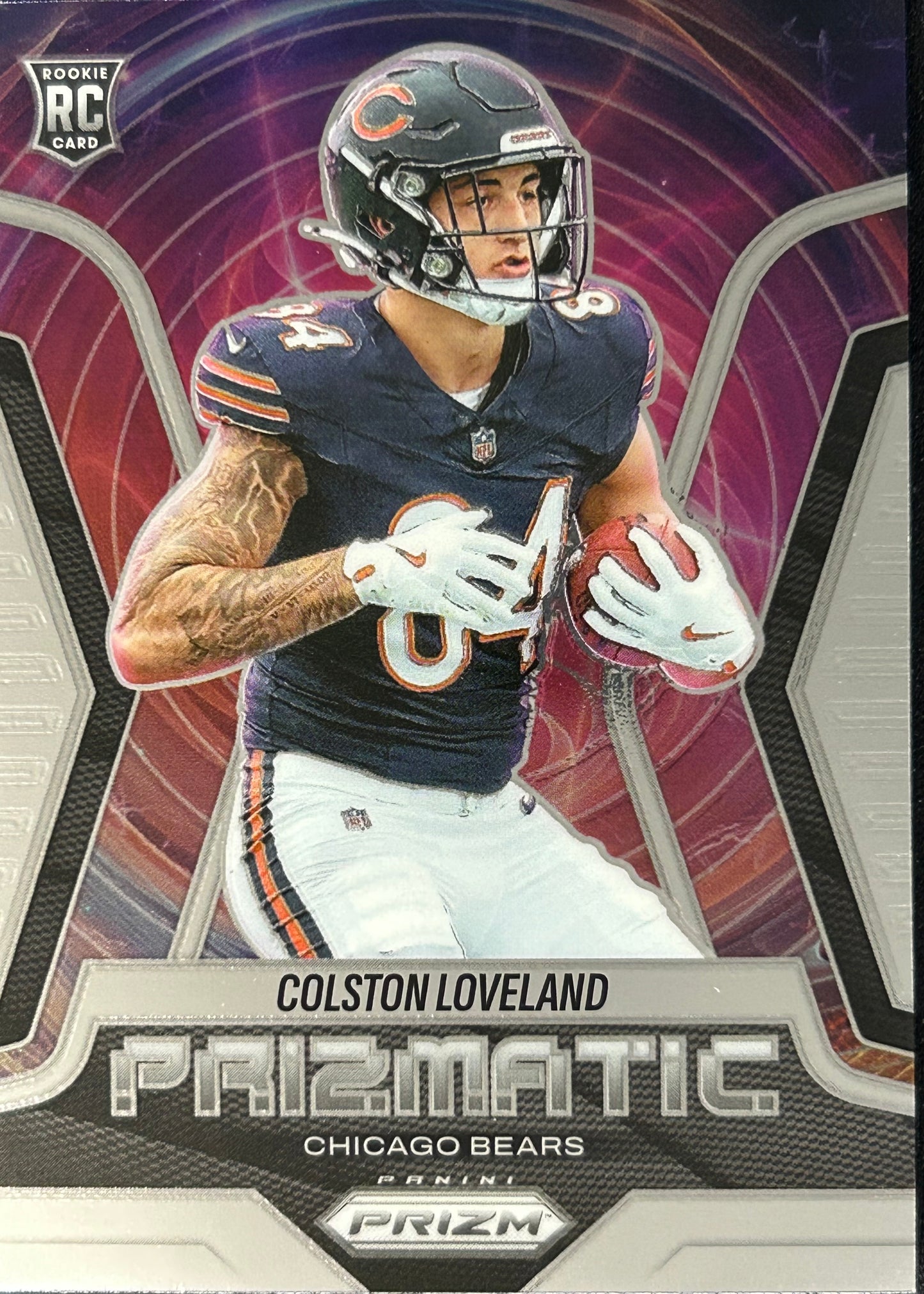 Colston Loveland Prizmatic Rookie Bears Sports Card