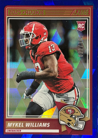 Mykel Williams Score Cubic /185 Rookie 49ers