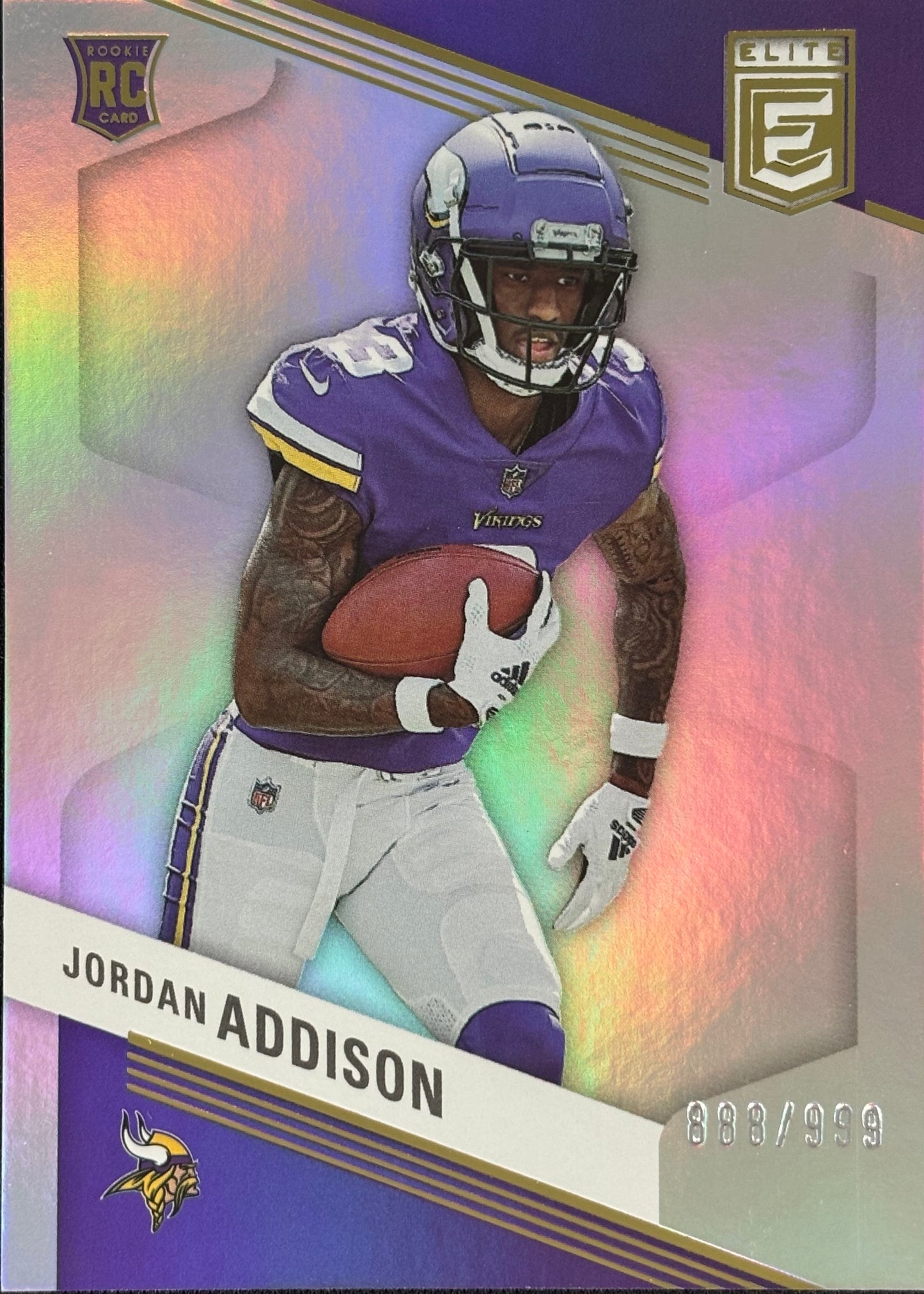 Jordan Addison Elite /999 Rookie Vikings