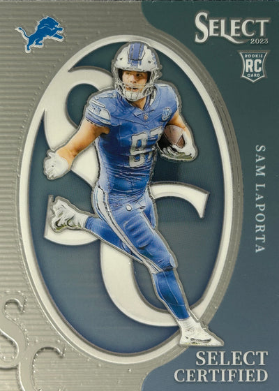 Sam Laporta Select Certified Rookie Lions