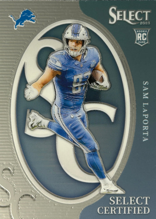 Sam Laporta Select Certified Rookie Lions