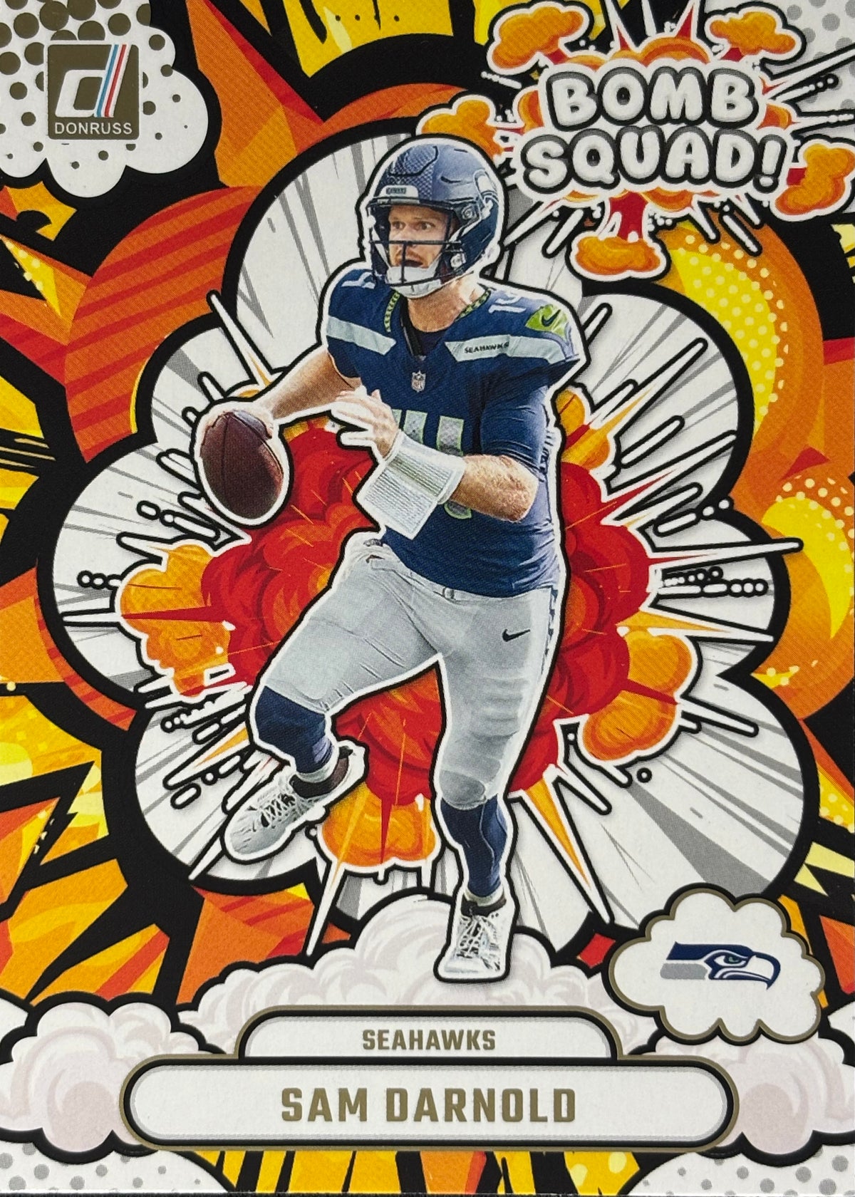 Sam Darnold Bomb Squad Rookie Seahawks Sports Card