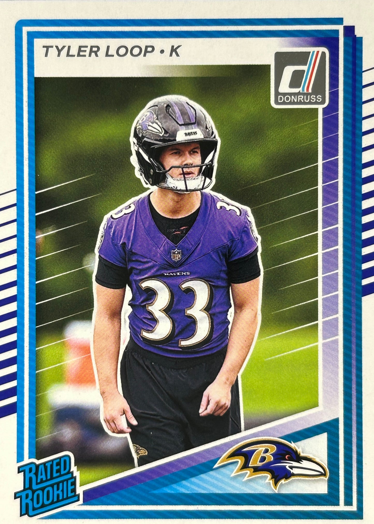 Tyler Loop Donruss Rated Rookie Ravens