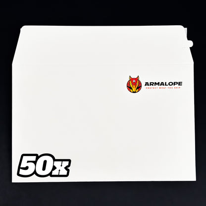 50x Armalope White Envelopes - 7x5x.25 - PWE Shipping