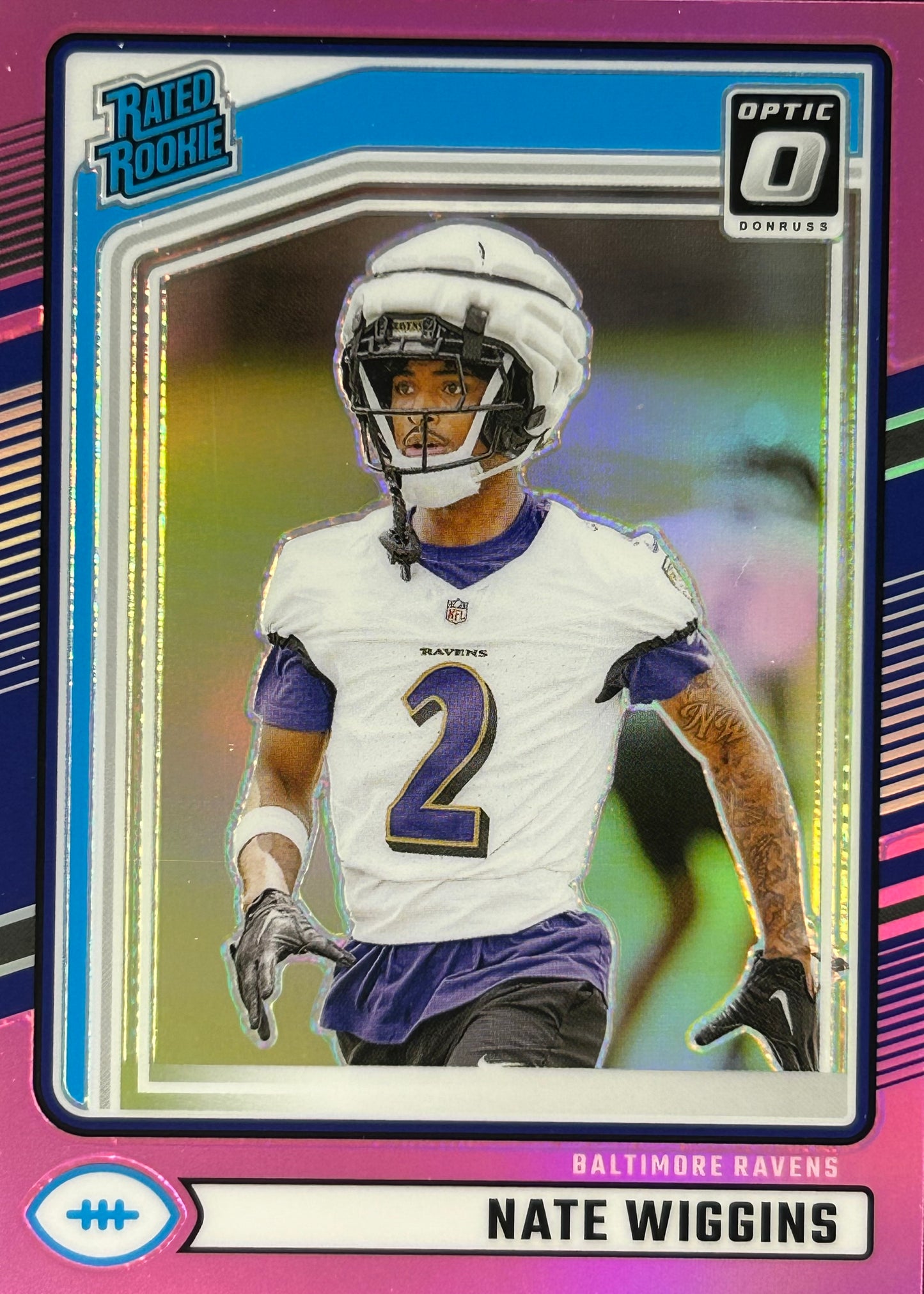 Nate Wiggins Optic-Preview Pink Rookie