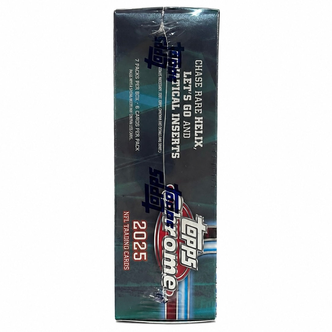 2025 Topps Chrome Football Fanatics Mega Box (Logo Foil Refractors) Sports Card