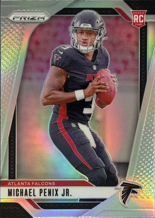 Michael Penix Jr. Prizm Silver Rookie Falcons