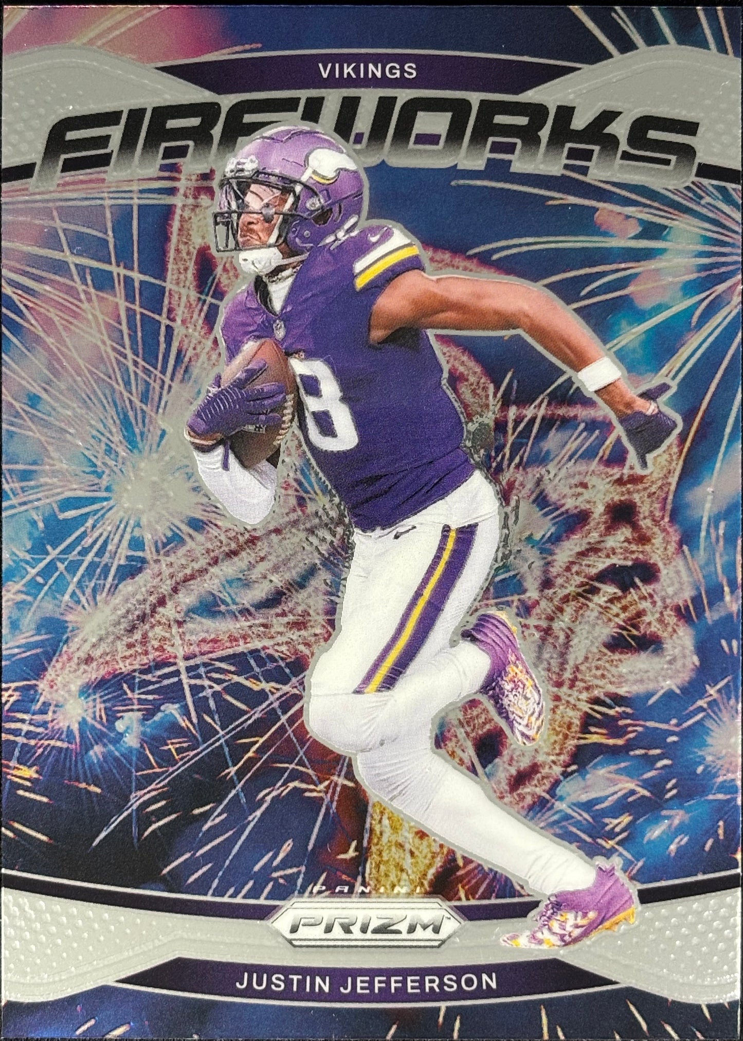 Justin Jefferson Prizm Fireworks