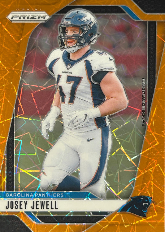 Josey Sewell Prizm Orange Lazer Panthers