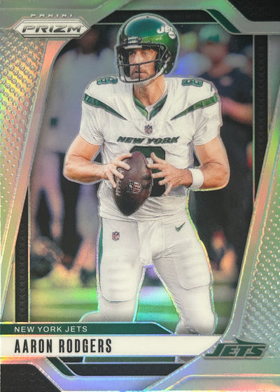 Aaron Rodgers Prizm Silver Jets