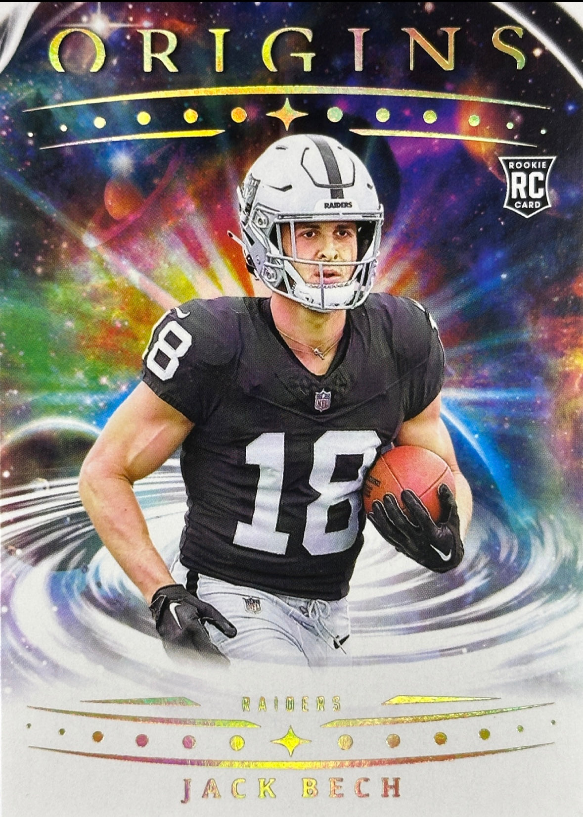 Jack Bech Origins Rookie Raiders Sports Card