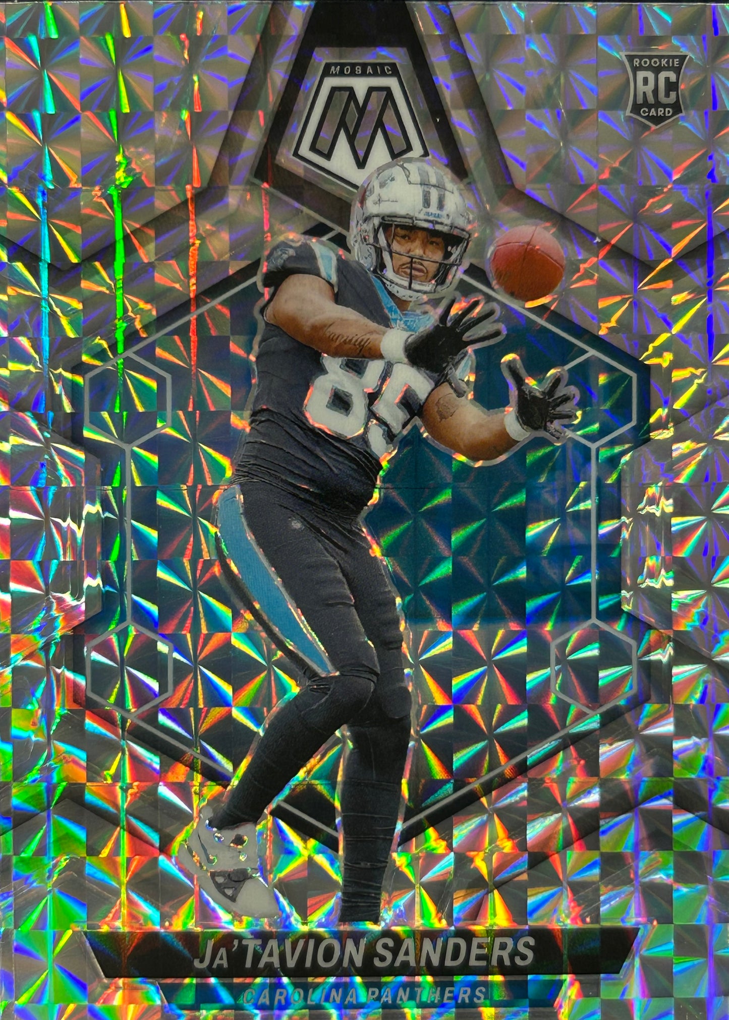 Ja’Tavion Sanders Mosaic Prizm Rookie Panthers