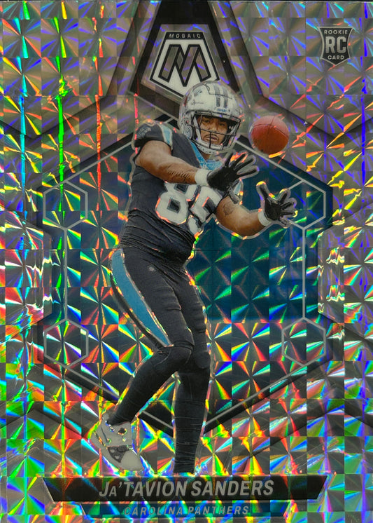 Ja’Tavion Sanders Mosaic Prizm Rookie Panthers
