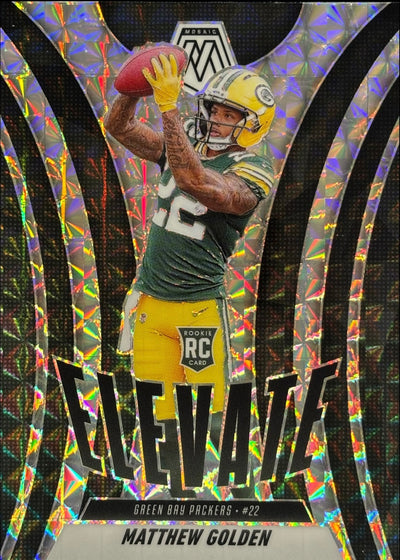 Matthew Golden Mosaic Elevate Prizm Rookie Packers