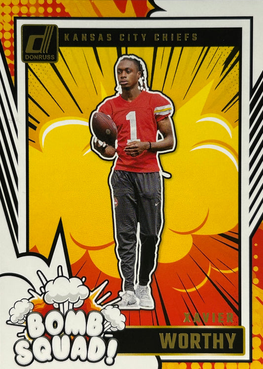 Xavier Worthy Bomb Squad Rookie