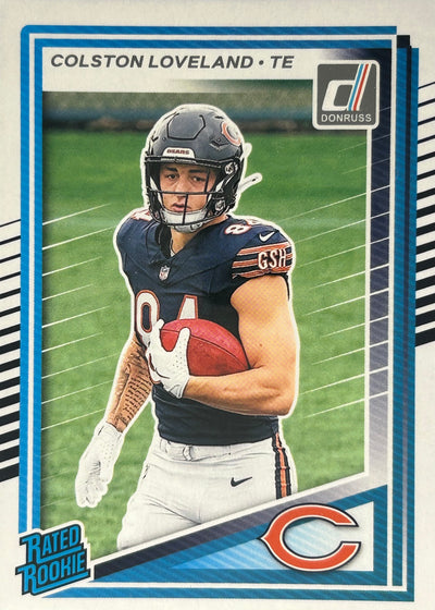 Colston Loveland Donruss Rated Rookie Bears
